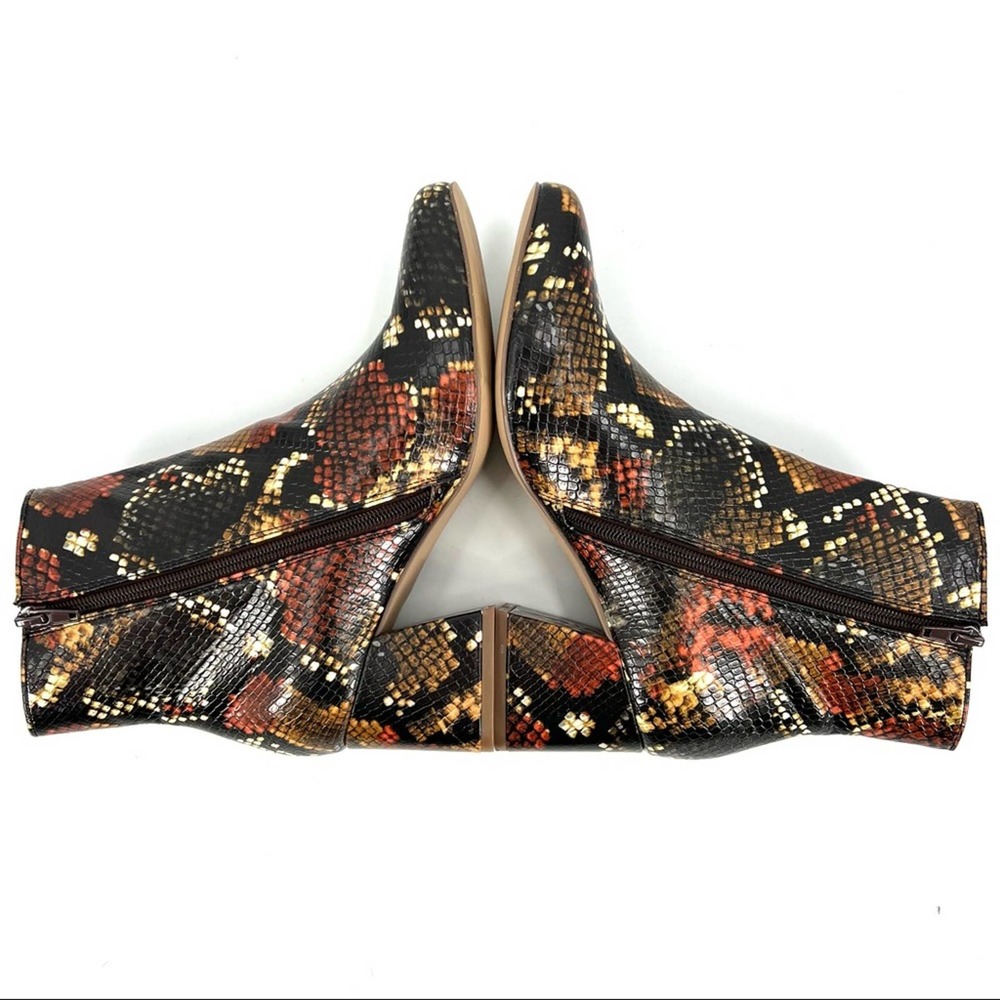 Steve Madden “Darma” Snake Print Block Heel Boots… - image 7